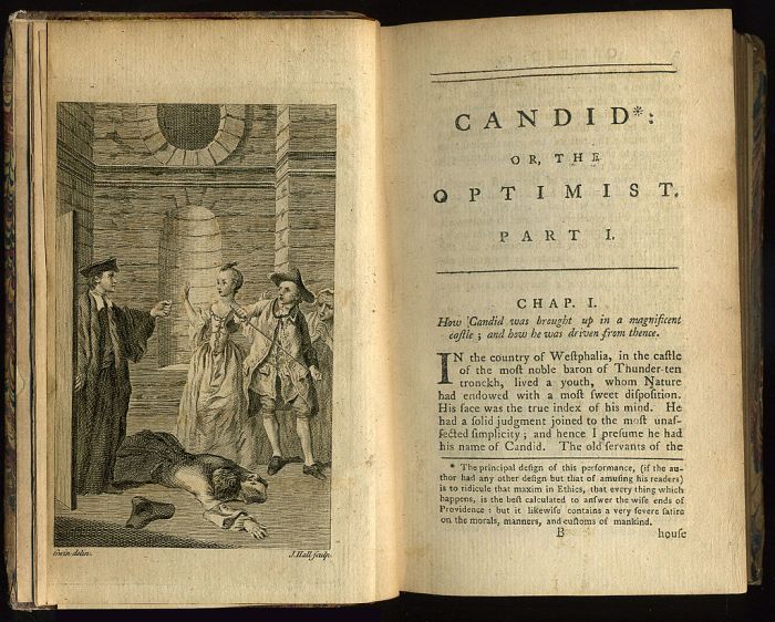 Examples of satire in candide