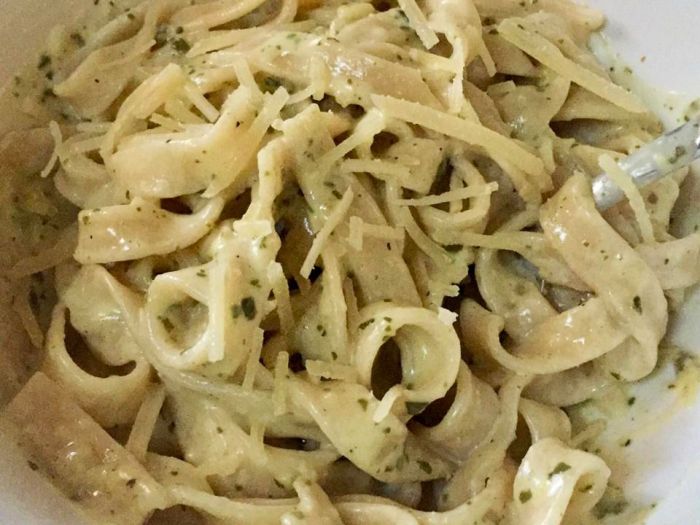 Maggiano's pesto alfredo sauce recipe