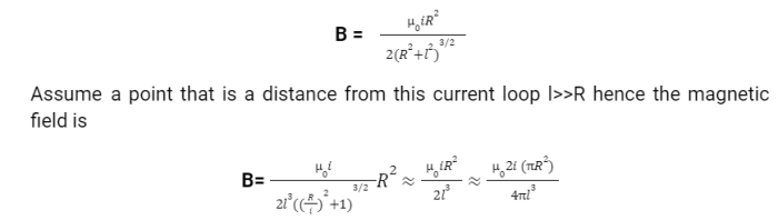 What is the ring's magnetic dipole moment