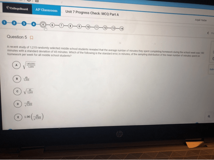 Ap calc unit 5 progress check mcq part a