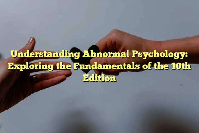 Fundamentals abnormal psychology alibris